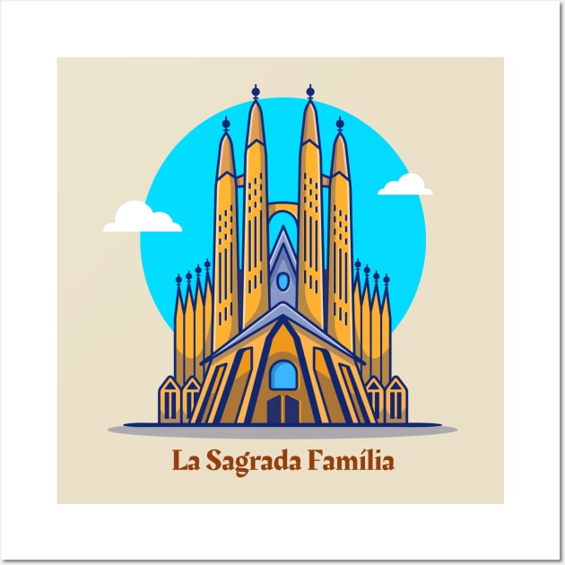 La Sagrada Familia Wall Art by NewWorldIsHere